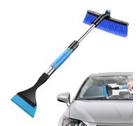 Car Snow Brush - Ergonomic Telescopic Detachable, Automotive Window Cleaning Shovel, Vehicle Truck SUV Window Frost, Winter Men Women Driver Detailing Cleaning, Scratch Free Bristles