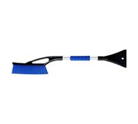 Car Snow Brush & Ice Scraper, Heavy-Duty Winter Cleaning Tool, Sturdy Shovel on Snows & Ice Removal for Truck, SUV, RV, and Vehicle Window & Windshield Maintenance, Black, Blue, Orange