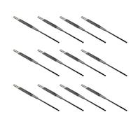 Car Snow Chains - 12 Pieces Adjustable Non Slip Elastic Tire Straps, Heavy Duty Winter Grip | Safe Traction for Vehicle Truck SUV Sedan Van Cold Weather Road Trip Driving Travel