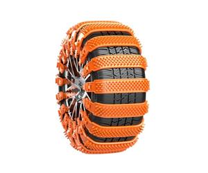 Car Snow Chains - Heavy Duty Wheel Anchor Straps 10pcs for Car Suv Truck Van | Adjustable Tpu Anti-slip Traction Chains Winter Ice Snow Mud | P