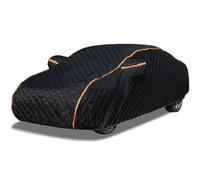 Car Snow Cover for Land Rover 88 Series III 1980-1983,Outdoor Hail Blanket for Cars Full Exterior Covers Windproof Waterproof Anti-UV Tear-Resistant Custom Oxford Cloth Tarpaulin(Black)