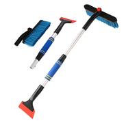 Car Snow Scraper Brush - Telescopic Exterior Winter Cleaning Tools - Window Ice Remover Snow Brush | for SUVs Sedans Trucks Minivans Pickups