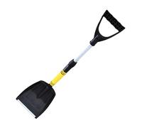 Car Snow Shovel for Vehicles, Telescopic Shovel with 71-86 cm Adjustment Range, Compact Snow Clearing Shovel with Handle, for SUVs, Vehicles, Snowmobiles, ATV, Windscreen, Window, Driveway and