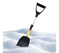Car Snow Shovel for Vehicles, Telescopic Shovel with 71-86 cm Adjustment Range, Compact Snow Clearing Shovel with Handle, for Trucks, Vehicles, Snowmobiles, ATVs, Windscreens, Driveways, Camping