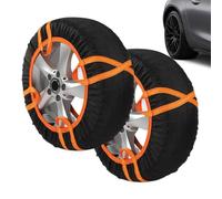 Car Snow Socks Chain, Non-Slip Tyres, Snow Cover, Tyres, Anti Slip Sleeves, Full Protection Vehicle Anti-Slip Supply for Saloons, Motorhomes, SUVs, Trucks and Small Cars, No Tyre