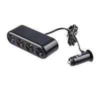 Car Socket Adapter Splitter | USB Adapter,Plug Phone Power Adapter, 4 Way Adapter Socket, 12V Triple Adaptor Car, 39-inch Power Cord For Long