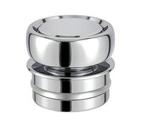 Car Socket Cover - Metal Dust Plug for Interior Socket - Chrome Zinc Alloy Finish - Universal 12V with Waterproof Seal | Industrial Grade Material, silver, riferimento alla descrizione, Please