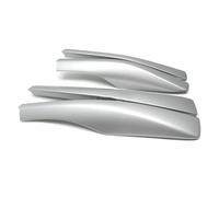 Car Soft Roof Rack Pad 4pcs Silver Roof Rack Luggage Guard Rack Rails End Cap Protection Cover Trim For Lexus RX RX350 RX450 2010-2015