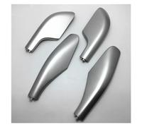 Car Soft Roof Rack Pad Car Styling 4 PCS Roof Rack Rail End Corner Protector Cover Shell ABS For Land For Cruiser LC100 FJ100 1998-2007 Accessories(Silver)