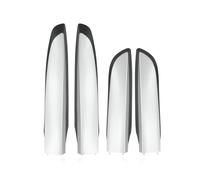 Car Soft Roof Rack Pad End Cover Roof Rack Rail 4pcs/set Car Accessories Direct Replacement Silver Tone+Black For RAV4 XA40 2013-2018