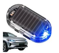 Car Solar Alarm Light - Solar Charging with USB Port, Flashing Warning Safety Lamp, Vehicle Security Accessory, Crisis Alert Light, Safety Device for Sedan Truck Caravan Garage Overnight Parking
