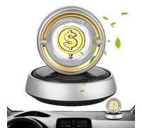 Car Solar Aromatherapy Aromatherapy Car Aromatherapy Diffuser | Car Odor Eliminator with Rotating Coin Design | Creative Car Fragrance of Air Freshener for Smell Was
