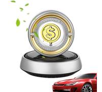 Car Solar Aromatherapy, Car Aromatherapy Diffuser - Rotating Coin Design Car Odor Eliminator,Car Accessories Car Odor Eliminator Fraga