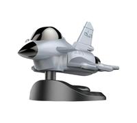 Car Solar Aromatherapy - Rotating Airplane Fragrance Diffuser, ABS Material | 360 Degree Rotating Board Decoration with Picture Solar Energy for Vehicle, Truck,