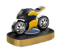 Car Solar Energy Air Freshener - Car Air Freshener Decor | Solar Powered Rotating Odor Eliminator, Long Lasting Scented Ornament for Vehicle Interior, Motorcycle, Home, Room, Bathroom Use