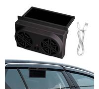 Car Solar Exhaust Fan | Car Cooling Vehicle Ventilation Fan | Portable Rechargeable Electric Ventilator with Cooling Function for Truck, Arvoy, Travel, Driving