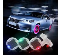 Car Solar Smart Tire Light Automobile Wheel Lights Nozzle Valve Caps Fluorescent Car Hub Luminous LED Tire Valve Caps lights 4PCS