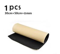 Car Sound Deadening Foam Mat - 50 Cm X 30 Cm (1.5 m²) 8 Mm Thick Closed-cell Insulation for Engine Bay Hood Liner Thermal Noise Reduction Flame Retardant Water Resistant(1PCS)