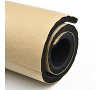 Car Sound Deadening Plus Thermal Insulation Foam Sheet - 50 Centimeter X 30 Cm (1.5 m²) 8 Mm Thick Closed-cell Black Foam for Engine Bay Interior N (1PCS)