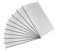 Car Sound Deadening Self-Adhesive Mat - 10PCS 5mm Automotive Sound Deadener, 9.8x7.1in Noise and Heat Insulation Close Cell Foam Material, Auto Butyl Sound Deadener Mat for Cars Hood Ceiling Door RV