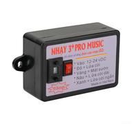 Car Sound Effect Controller for Motorcycle and Truck 12/24V Music Relay with Metal Knob for Enhanced Control (10 songs)