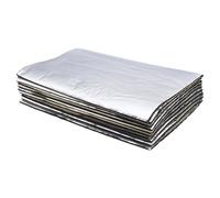 Car Sound Insulation Kit - Foil Damping Mats, Automotive Noise Barrier Pads, Self Stick Vibration Control, Interior Audio Liner | Deadening Mats Foil Build for Trunk Floor Panel Reduction with Butyl