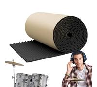 Car Sound Insulation Pad, Insulation Deadener Mat, Noise Insulation Foam, Car Sound Deadening Mat Insulation Heat Pads Foam selfs-Adhesive, Fire-Proof Insulated Moistureproof Waterproof, 200x50cm