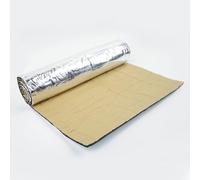 Car Soundproofing Insulation Mat 5mm Thick, 100x40cm Closed Cell Foam with Aluminum Foil, Heat & Noise Deadener for Vehicle Door Chassis Lining(40 * 100cm 5mm)
