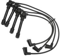 Car Spark Plug Coil Wires Ignition Coil Harness Cable 7mm, for Civic, 1992-1999, for Civic, Del Sol 1993-1995 1.5L 1.6L No.32722P07000 Pack of 4 Ignition Cable