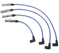 Car Spark Plug Coil Wires Ignition Coil Harness Cable 7mm, for Volkswagen, for Beetle, for Golf, for Jetta, L4 2.0L No.06A905430H/06A905430J/06A905430K Pack of 4 Car Engine Ignition Wire