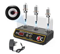 Car Spark Plug Tester, 220V Automotive Engine Ignition Plug Analyzer 200-9000rpm ignition testers with Protective Cover with three Holes 12MM Spark Plug Socket