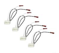 Car Speaker Adapter Harness for Ford Focus for mazda 2 CX5 for lincoln ISO Wire Connector No Cutting Easy Install 6.5 Inch(Pack Of 4)