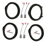 Car Speaker Connector Wire Harness Adapter Kit For Honda Civic, Speaker Adapter Plate + Wire Harness, 4 Pairs Speaker Wire Harness Adapters