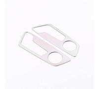 Car Speaker Grilles Cover For A6 C8 2019 Silver Car Center Console Buttons Frame Decoration Stainless Steel Gearshift Panel Cover Trim Accessories( G)