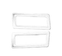 Car Speaker Grilles Cover For Benz E Class For Coupe For W207 For C207 2009-2013 Both Side Air Conditioner Outlet Frame Decoration Cover Trim( Silver1)