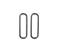 Car Speaker Grilles Cover For Mustang 2009-2013 Car-Styling Carbon Fiber Car Door Side Air Outlet Decorative Stickers Auto Interior Modify Accessories