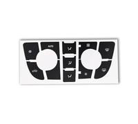 Car Speaker Grilles Cover for Opel for Astra J Car Dashboard Fixing Climate Control CD MP3 Panel Radio Button Sticker Repair Decals Trim Interior Accessories(SizeB)