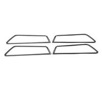 Car Speaker Grilles Cover For Skoda For Karoq 2017-2021 Car Inner Styling Modify Refit Central Console Part Trim Frame Cover Stainless Steel Decorate Sticker(Style O)