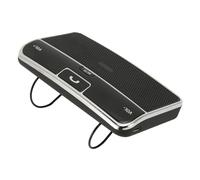 Car Speakerphone, Auto Reconnect Noise Reduction Car Bluetooth Speaker, Car Sun Visor Handsfree Car Kit Wireless in Car Speakerphone Music Player