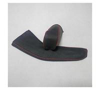 Car Special Hand-Stitched Genuine Leather Cover Gear Shift Knob Handbraker Cover Case fits for Mitsubishi ASX Outlander Pajero (Color Name : at Red)(at Red)