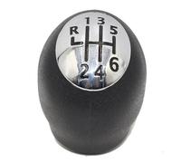 Car Speed Shift Head Pu Leather Car Shift Gear Knob Lever Gaitor Replacement for Renault Scenic/Grand Scenic 2 II 3 III 2003-2015(R123456 Plastic)