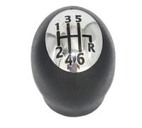 Car Speed Shift Head Pu Leather Car Shift Gear Knob Lever Gaitor Replacement for Renault Scenic/Grand Scenic 2 II 3 III 2003-2015(123456r Plastic)
