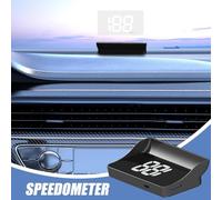 Car Speedometer Digital - Automotive HUD Small | Digital Auto Speed Monitor for Sedans SUVs Trucks Buses RVs Scooters Bicycles Vehicle Enthusiasts Fleet Managers Busy Professionals