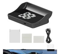 Car Speedometer Display - HUD Display Car Windshield | Windshield Speed Monitor for Highway Driving Road Trips Traffic Congestion City Navigation Daily Commuting Travel Vacation Bicycles SUVs Buses
