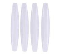 Car Splash Mudflaps Car Door Protector Auto Door Guard Edge Corner Bumper Guard Buffer Molding Protection Strip Car Styling 4PCS Black Mud Flap Guards(Wit)