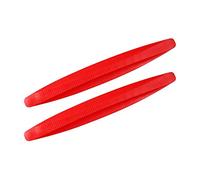 Car Splash Mudflaps Car Door Protector -collision Auto Accessories 2Pcs Car Bumper Protector Strip Guard Corner Protection Strips Scratch Mud Flap Guards(40x5.2cm red)