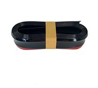 Car Splash Mudflaps Car Front Bumper Lip Carbon Fiber Rubber Universal Protector Bumper Lip Strip Spoiler Side Skirt Rubber Scratch Protector Mud Flap Guards(Glossy Black)