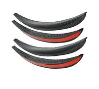 Car Splash Mudflaps For Citroen Bumper Arch Whee Eyebrow Car Styling Arch Protector Rubber Bumper Carbon Fiber 2PCS 34cm Mud Flap Guards