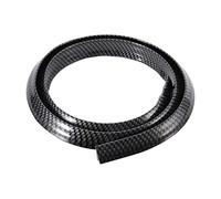 Car Splash Mudflaps Universal Car Wheel Arch Protector Carbon Fiber Texture Rubber Collision Strip Trim Protection Moulding 1.5m Auto Mud Flap Guards