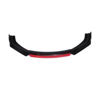 Car Splitter Diffuser Body Kits Protector For Polo For Golf Car Front Bumper Lip Auto Chin Spoiler Accessories(Gloss Black and Red)